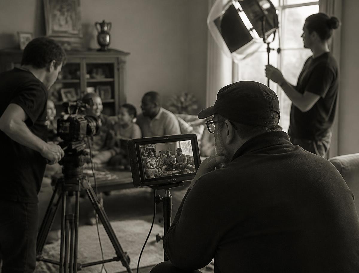 A film crew creating stories for Reimagining What’s Possible