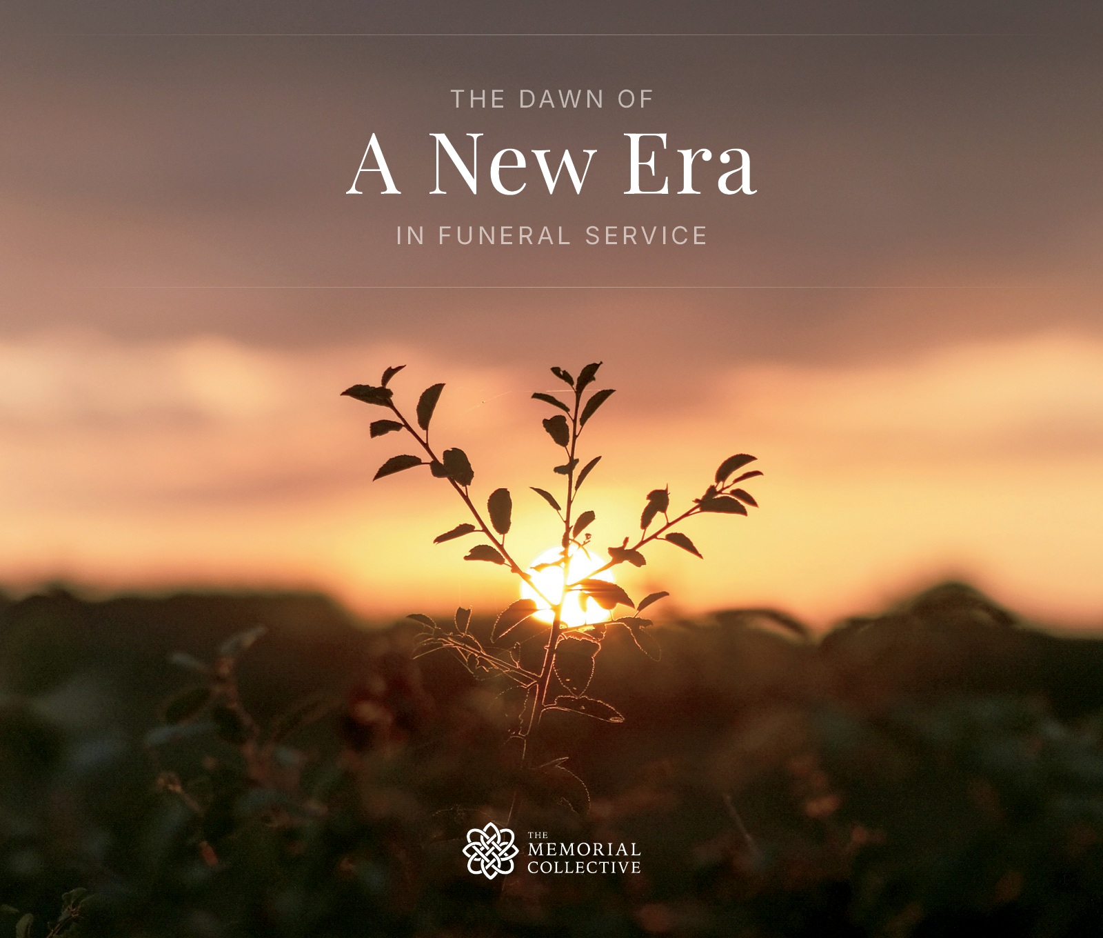 The Dawn of a New Era in Funeral Service — original booklet cover