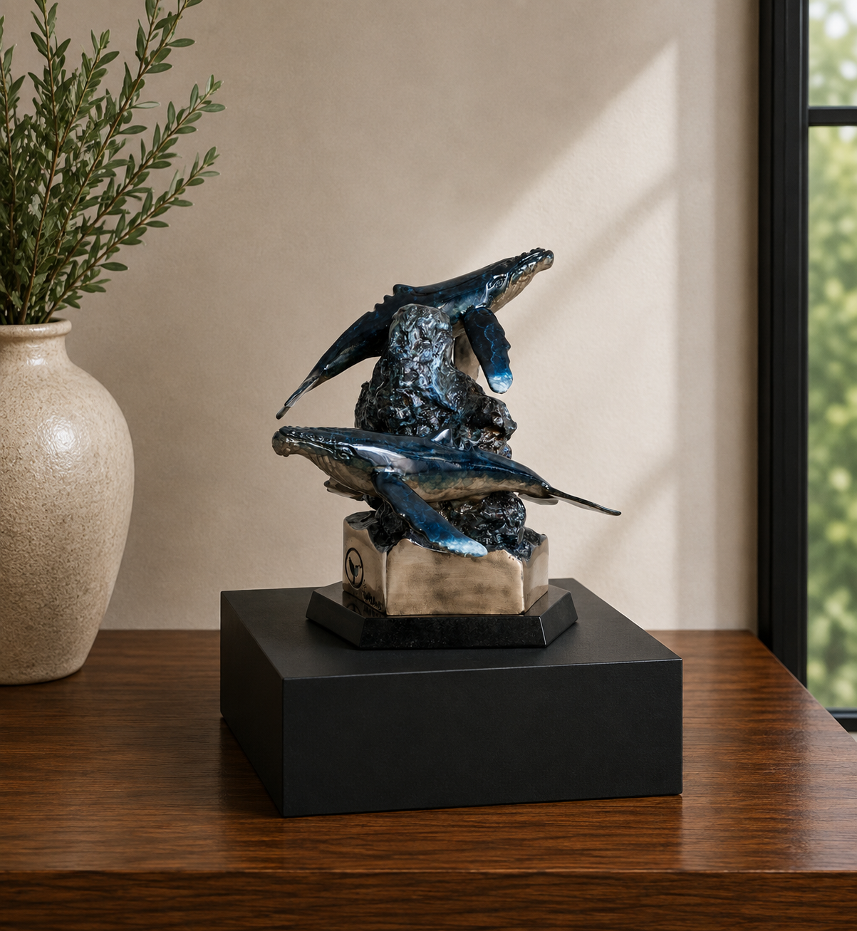 A sculptural companion keepsake vessel