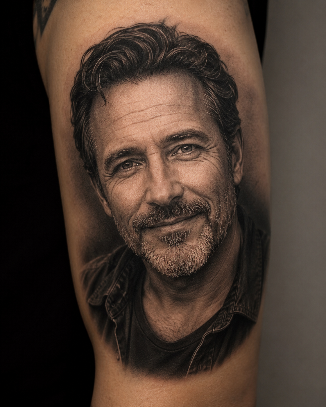 Custom memorial artwork based on a meaningful tattoo