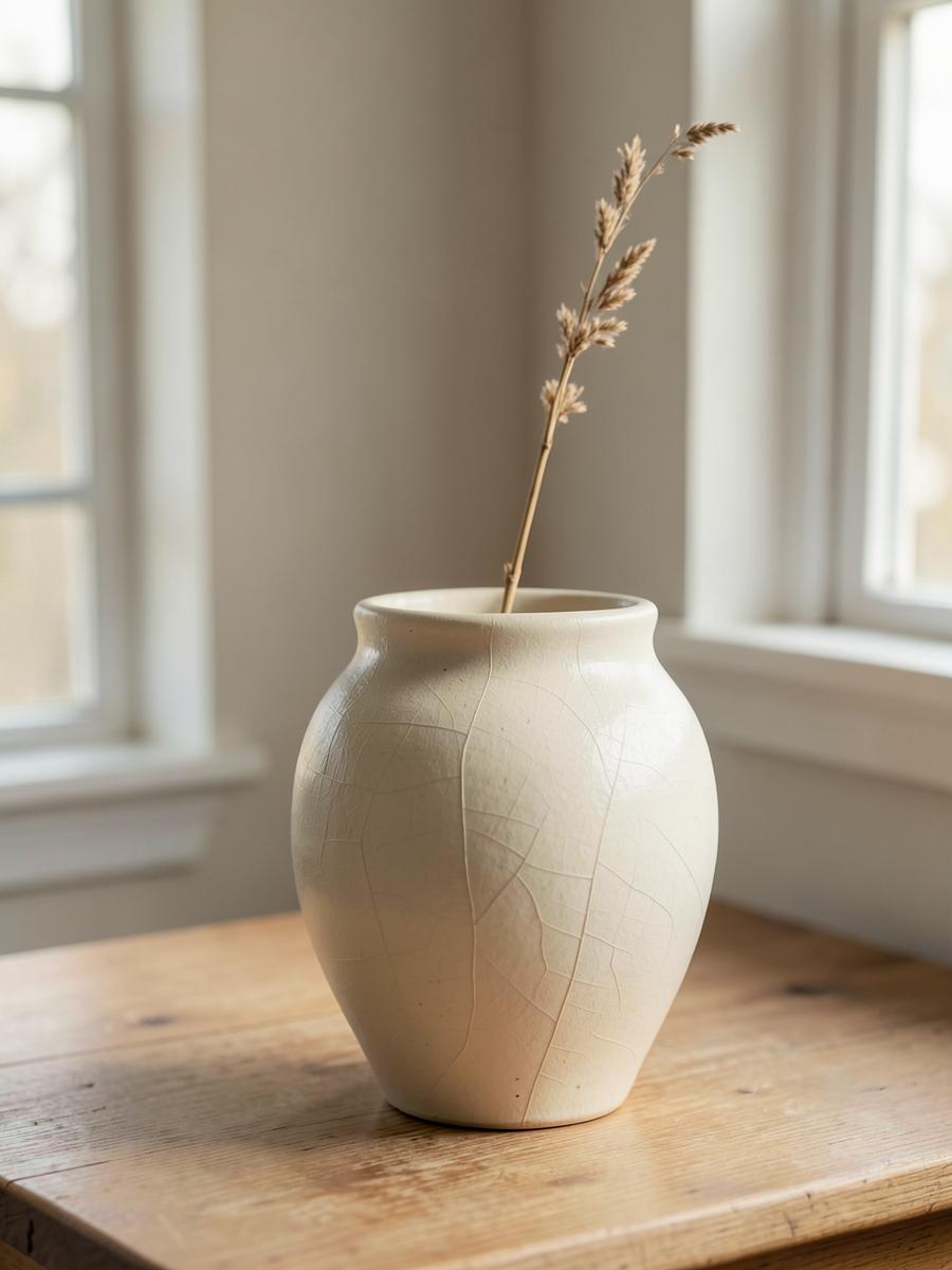 Handmade ceramic memorial vessel